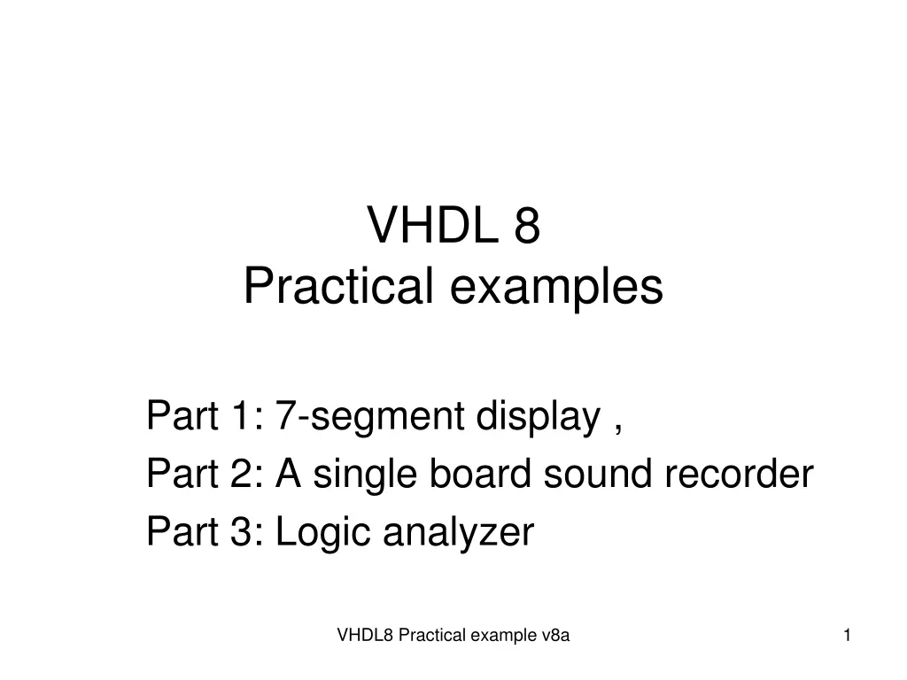 vhdl 8 n.w