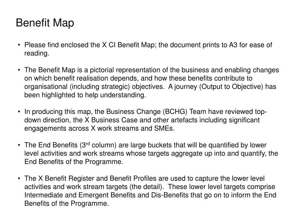 benefit map n.w