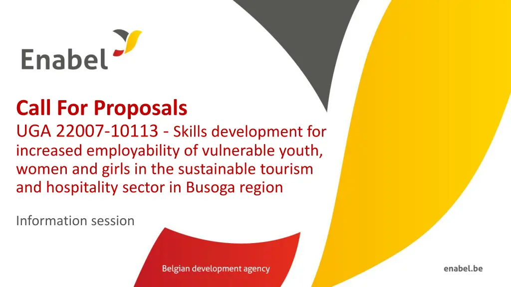 call for proposals uga 22007 10113 skills n.w