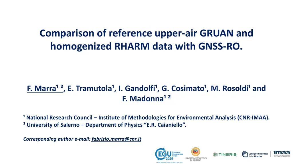 comparison of reference upper air gruan n.w