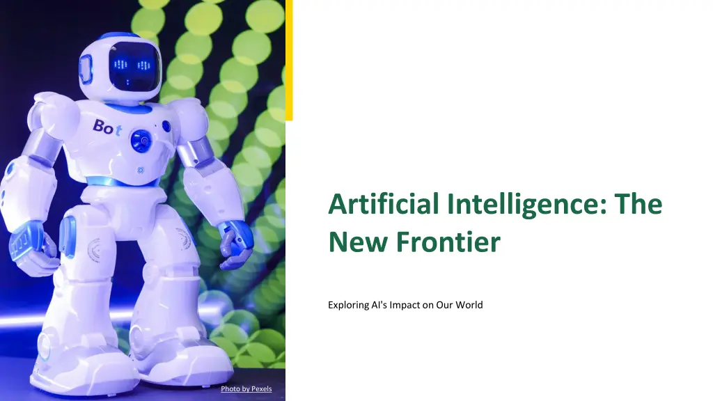artificial intelligence the new frontier n.w