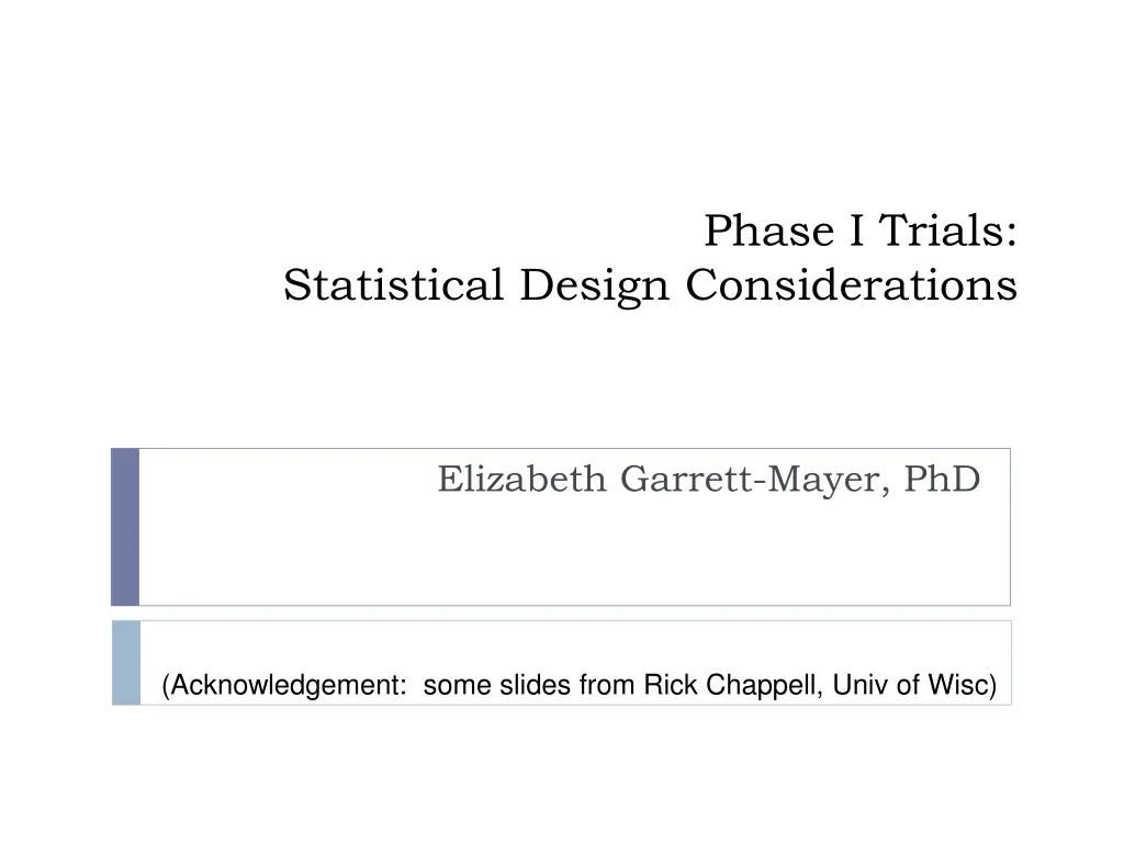 phase i trials n.w