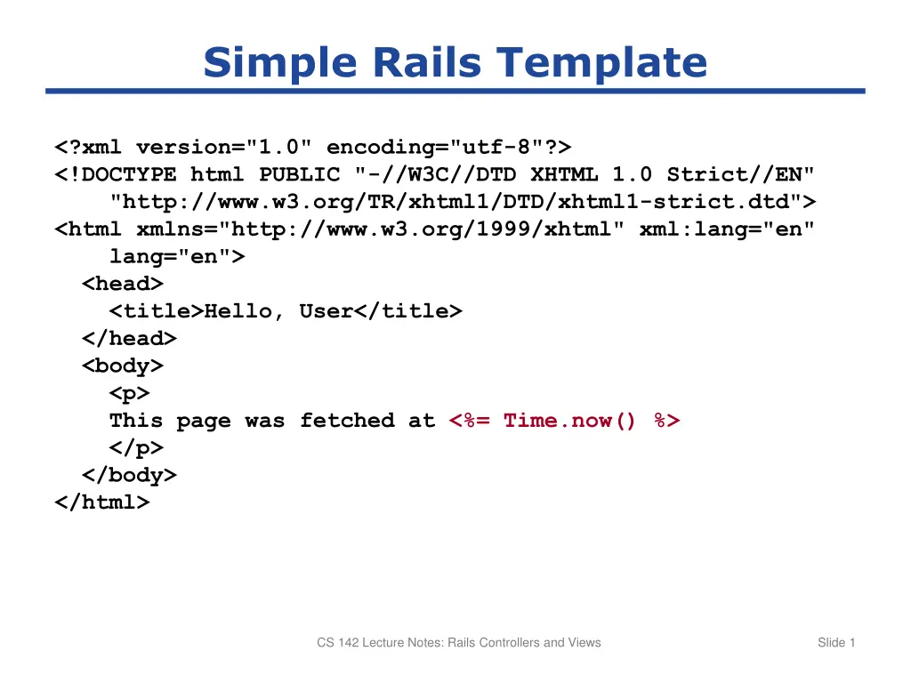 simple rails template n.w