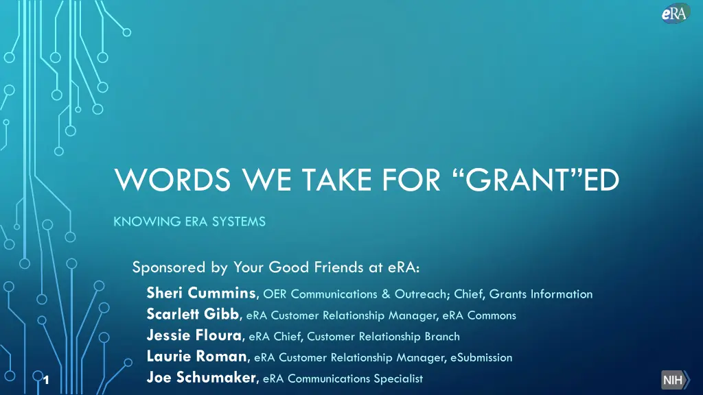 words we take for grant ed n.w
