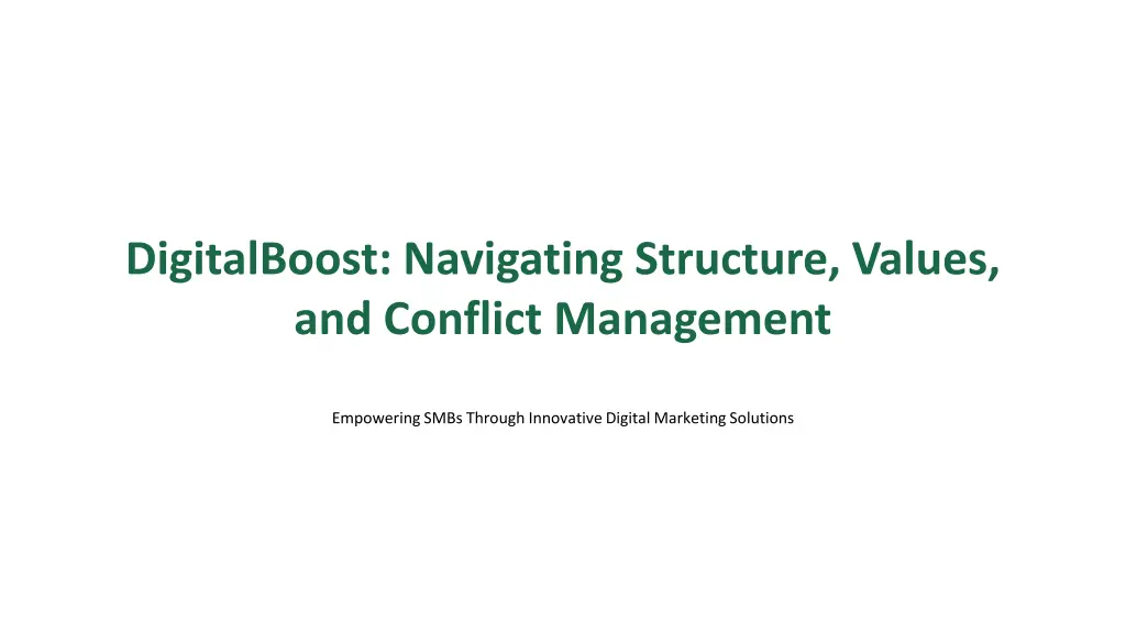 digitalboost navigating structure values n.w