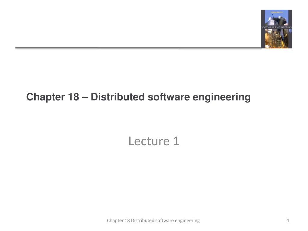 chapter 18 distributed software engineering n.w