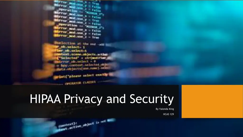 hipaa privacy and security n.w