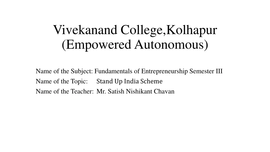vivekanand college kolhapur empowered autonomous n.w