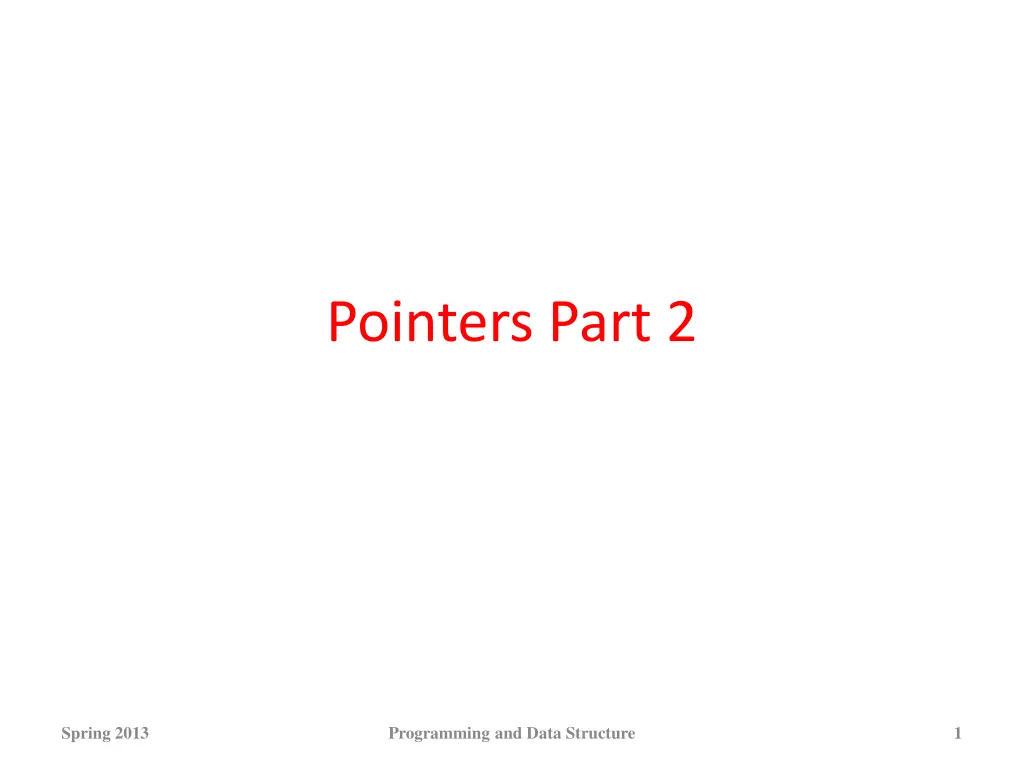 pointers part 2 n.w
