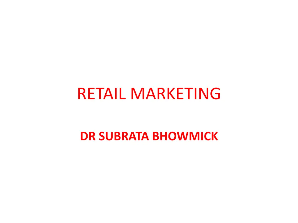 retail marketing n.w