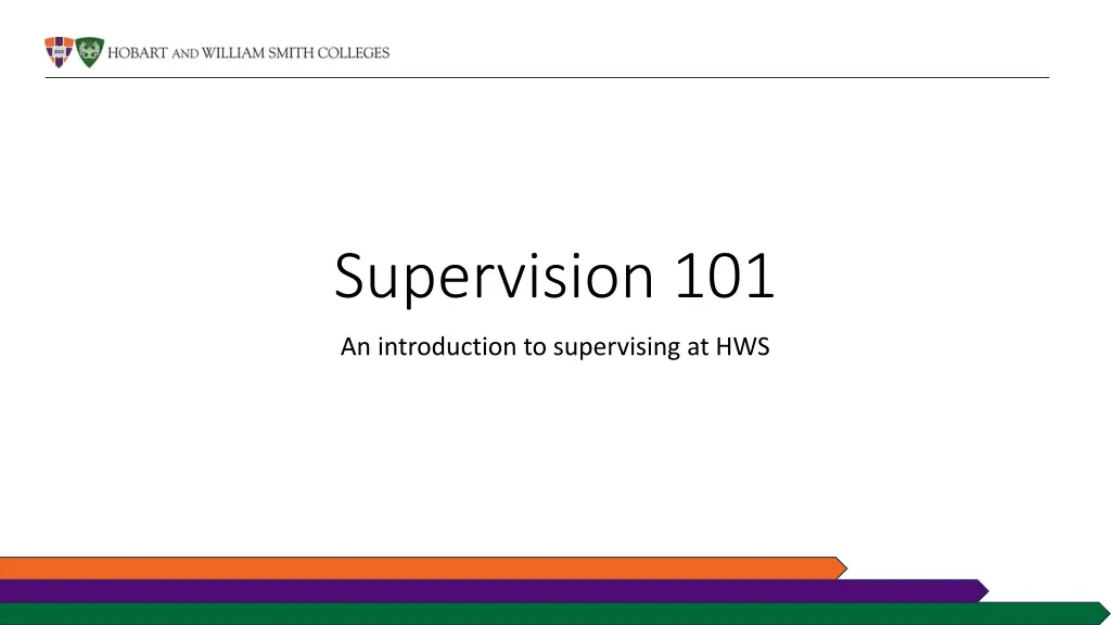 supervision 101 n.w