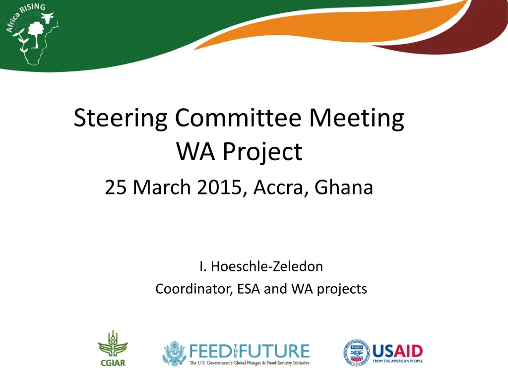 steering committee meeting wa project 25 march n.w