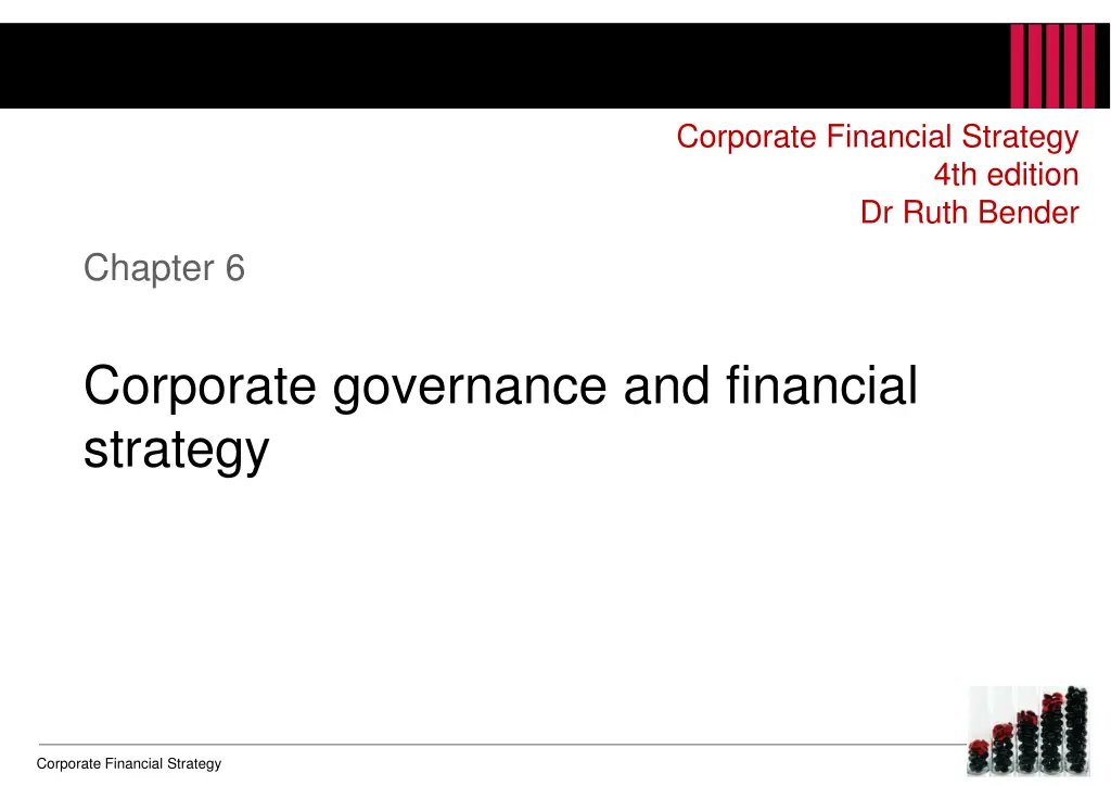corporate financial strategy n.w