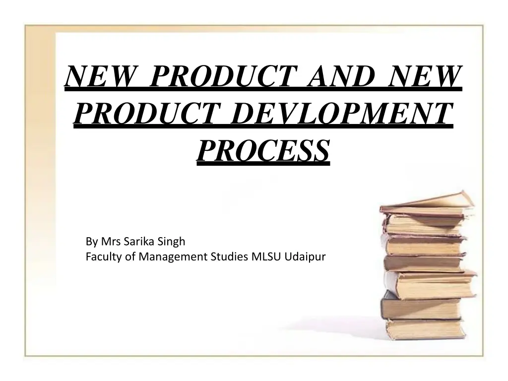 new product and new product devlopment process n.w