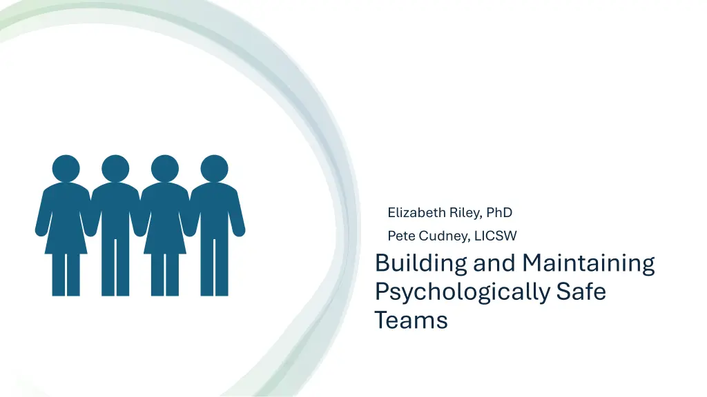 elizabeth riley phd pete cudney licsw n.w