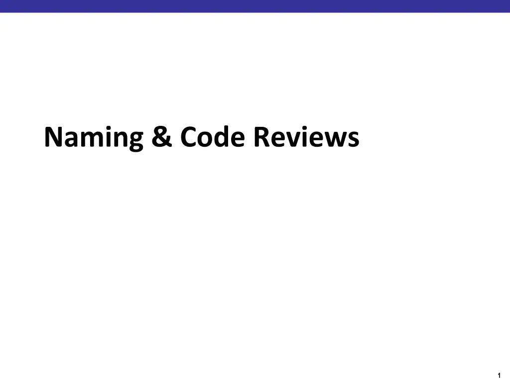 naming code reviews n.w
