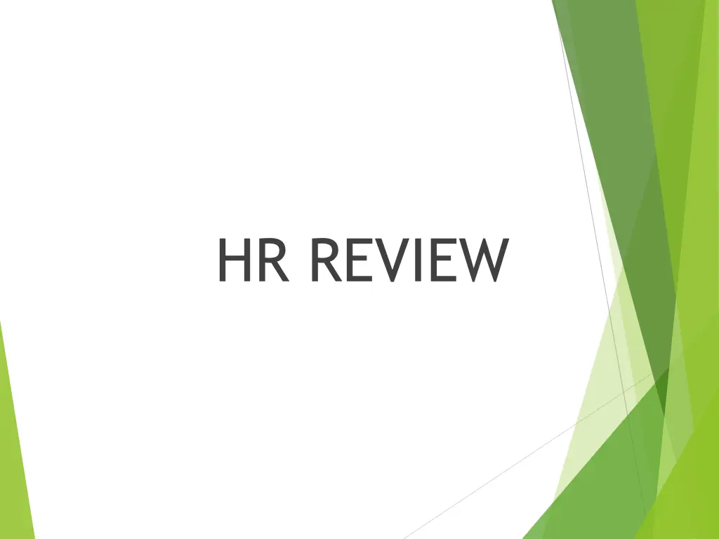 hr review n.w