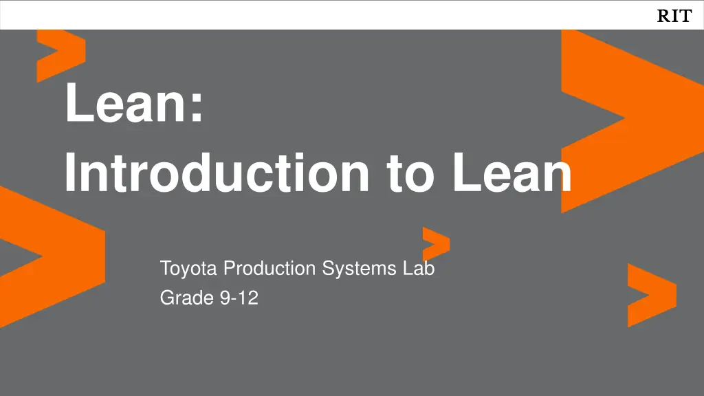 lean introduction to lean n.w
