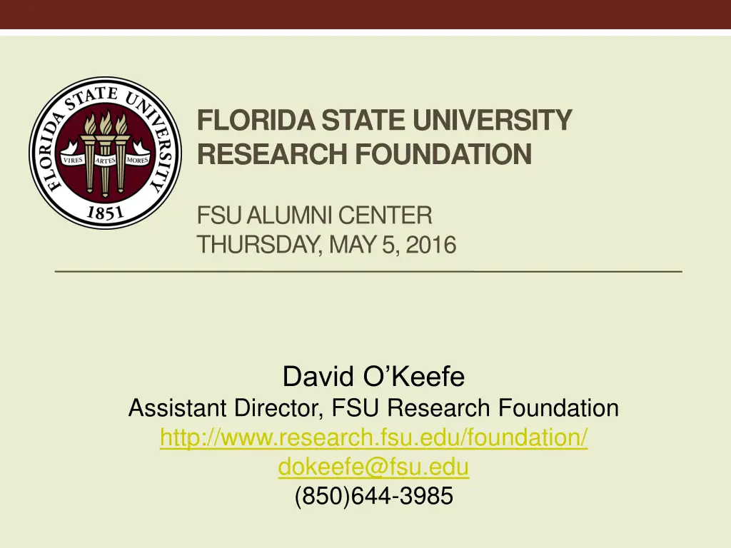 florida state university research foundation n.w