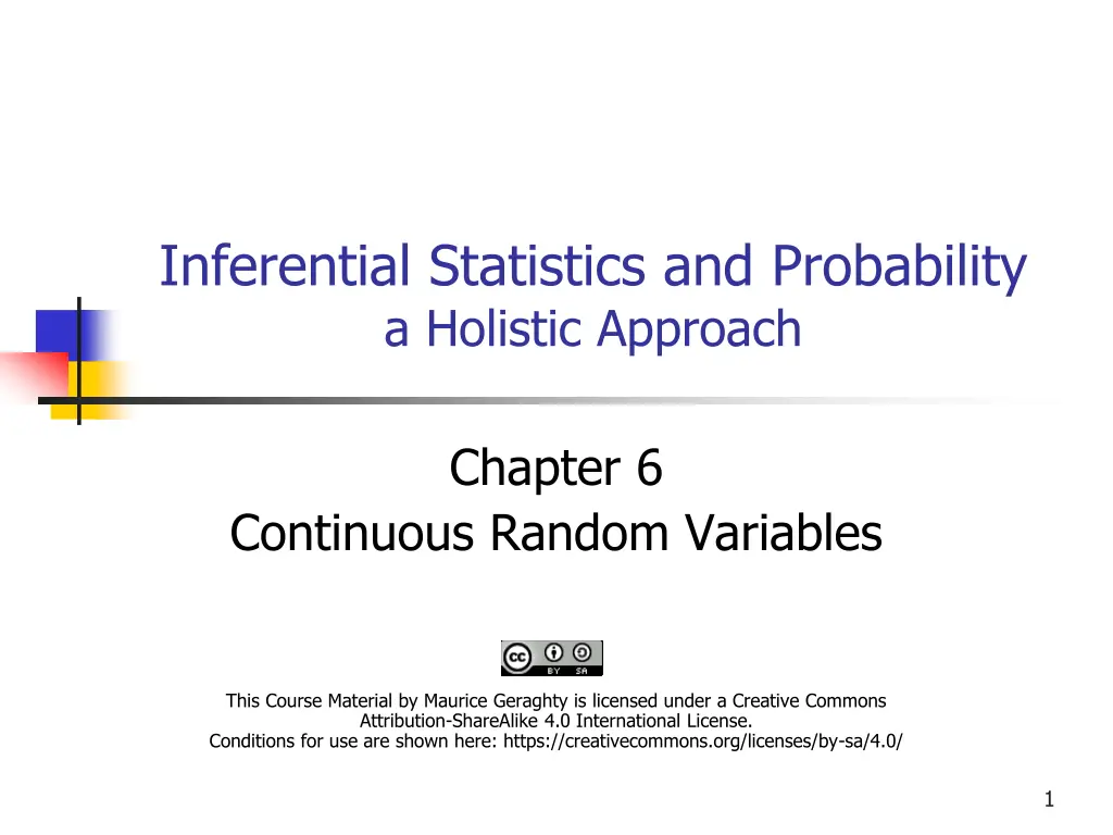 inferential statistics and probability a holistic n.w
