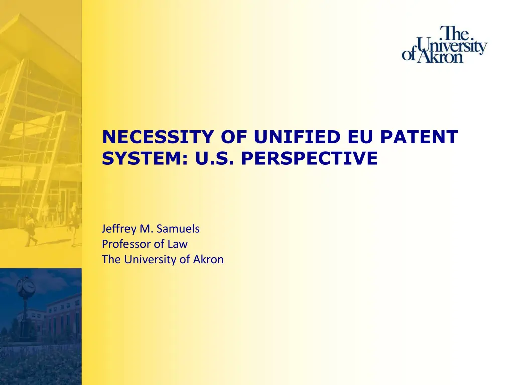 necessity of unified eu patent system n.w