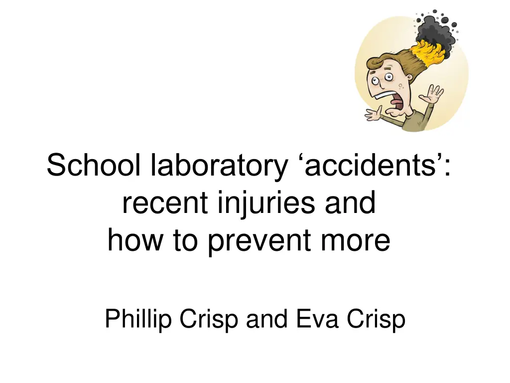 school laboratory accidents recent injuries n.w