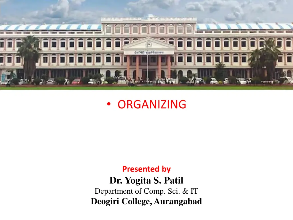 organizing n.w