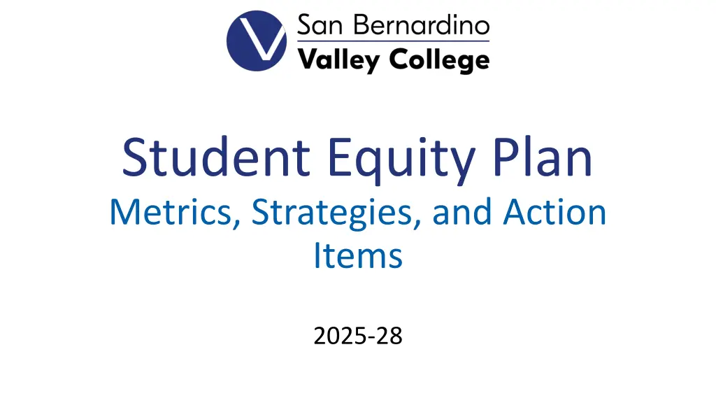student equity plan metrics strategies and action n.w