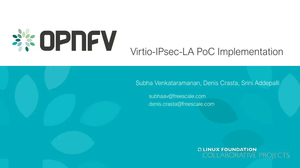 virtio ipsec la poc implementation n.w
