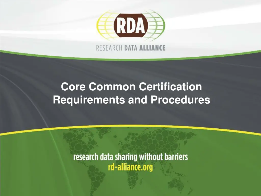 core common certification requirements n.w
