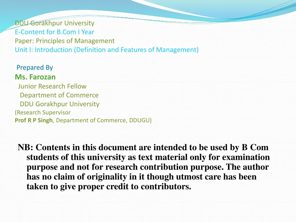 ddu gorakhpur university e content n.w