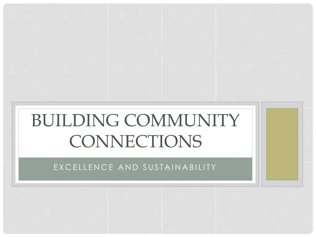 building community connections n.w
