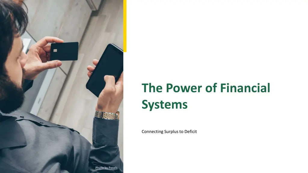 the power of financial systems n.w