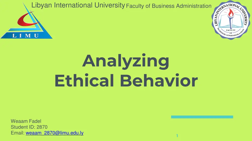 libyan international university faculty n.w