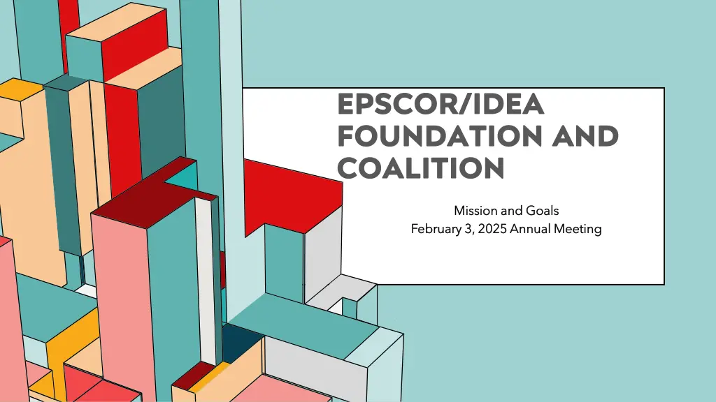 epscor idea foundation and coalition n.w