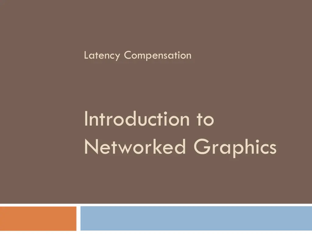 latency compensation n.w