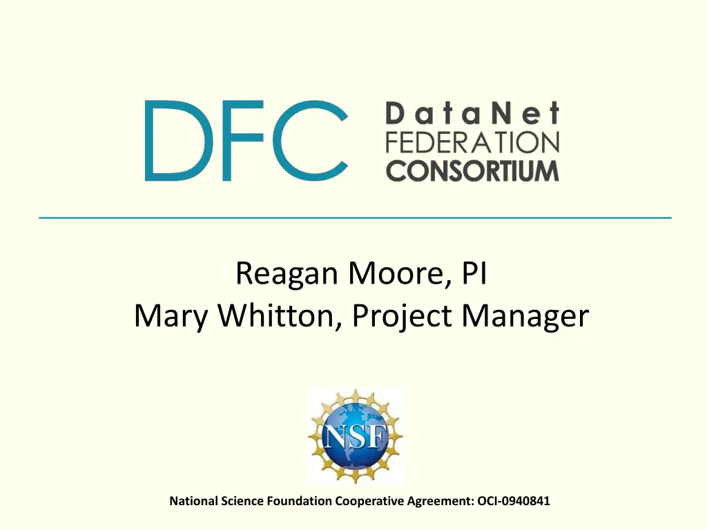 reagan moore pi mary whitton project manager n.w