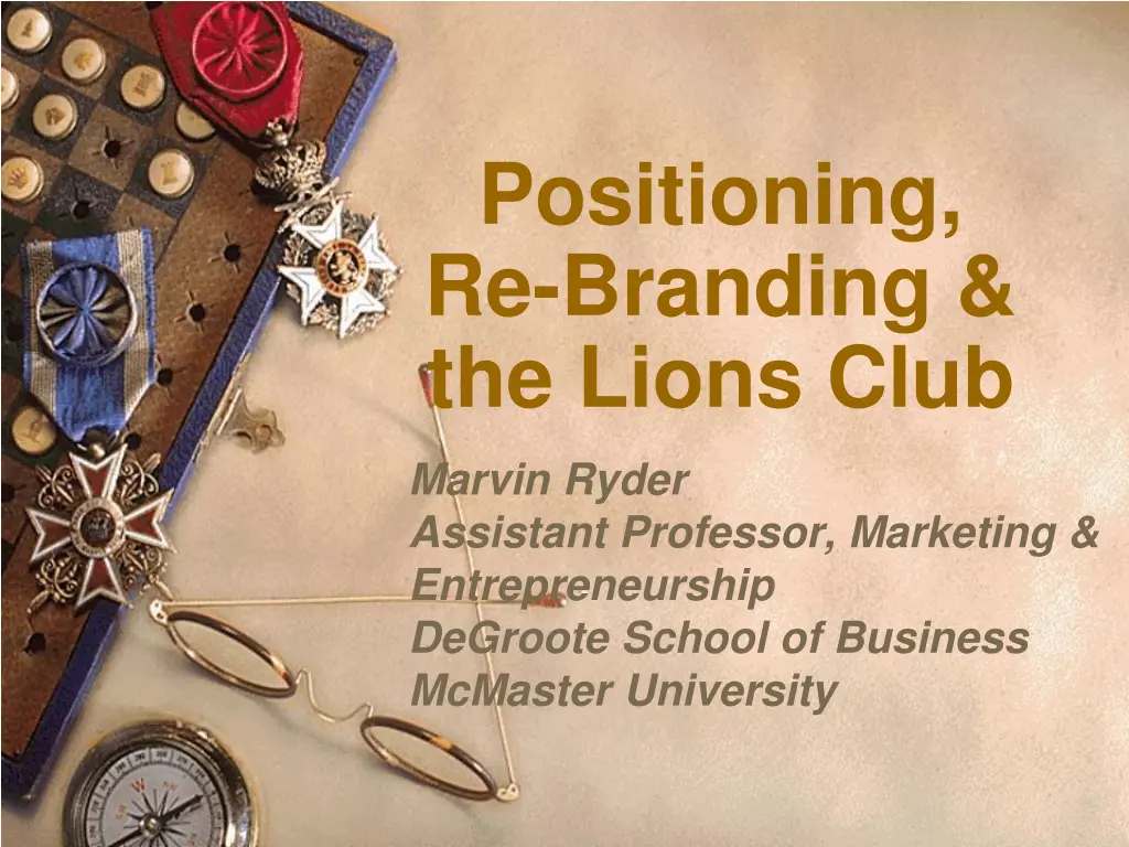 positioning re branding the lions club n.w
