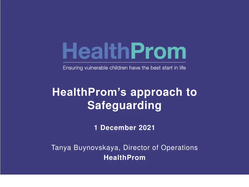 healthprom s approach to safeguarding n.w