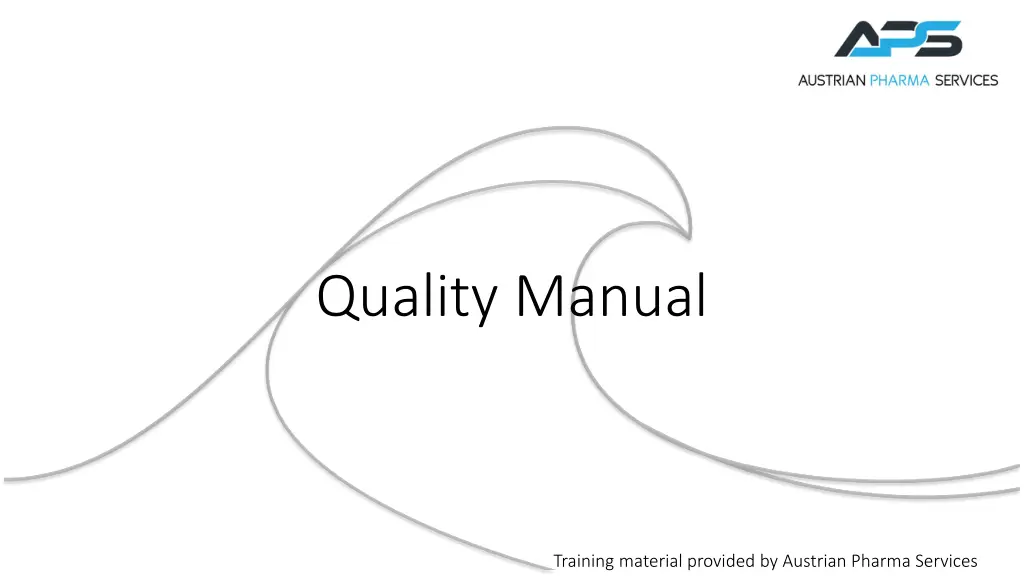 quality manual n.w