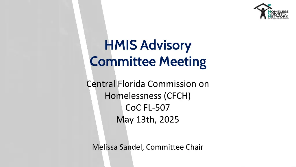 hmis advisory committee meeting n.w