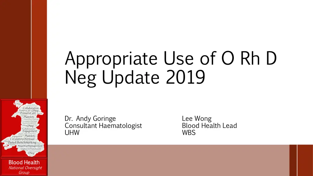 appropriate use of o rh d neg update 2019 n.w
