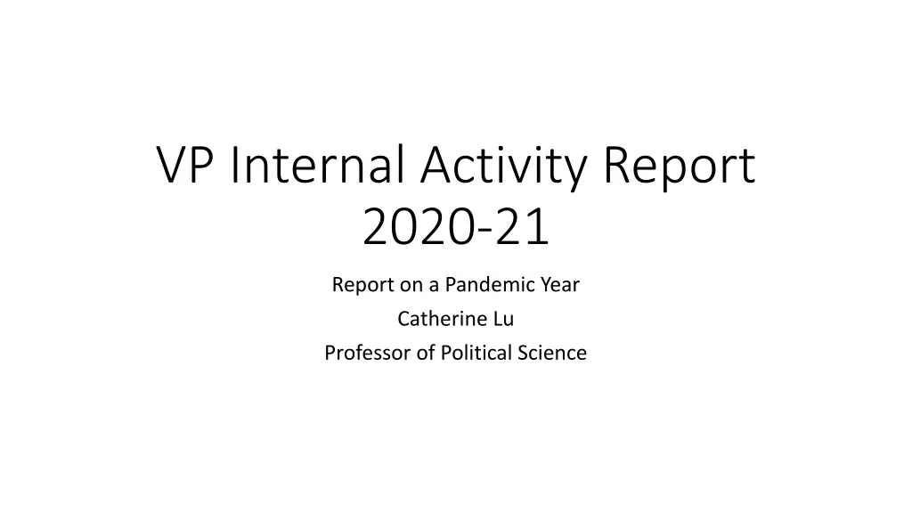 vp internal activity report 2020 21 n.w