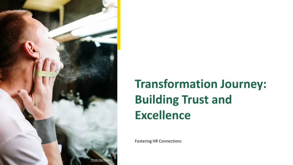 transformation journey building trust n.w