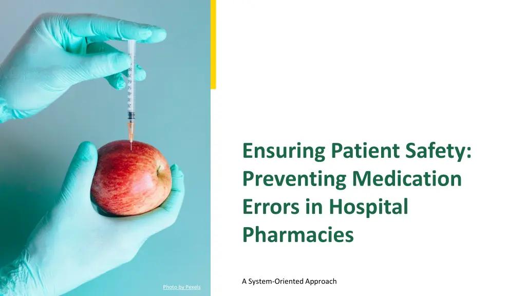 ensuring patient safety preventing medication n.w
