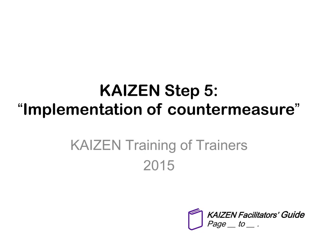 kaizen step 5 n.w