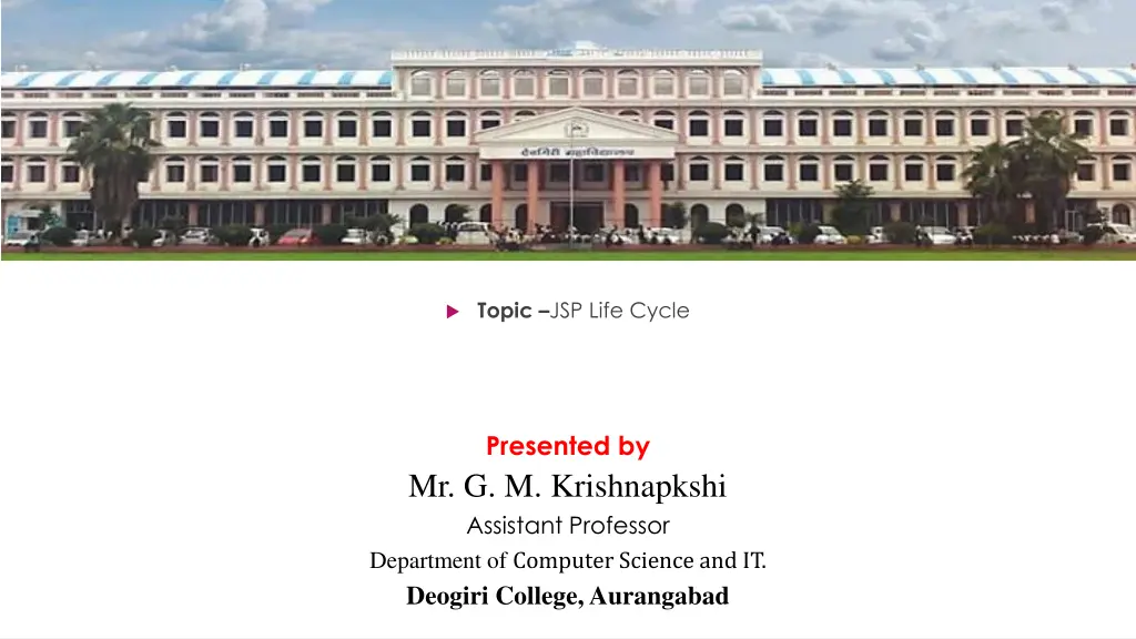 topic jsp life cycle n.w