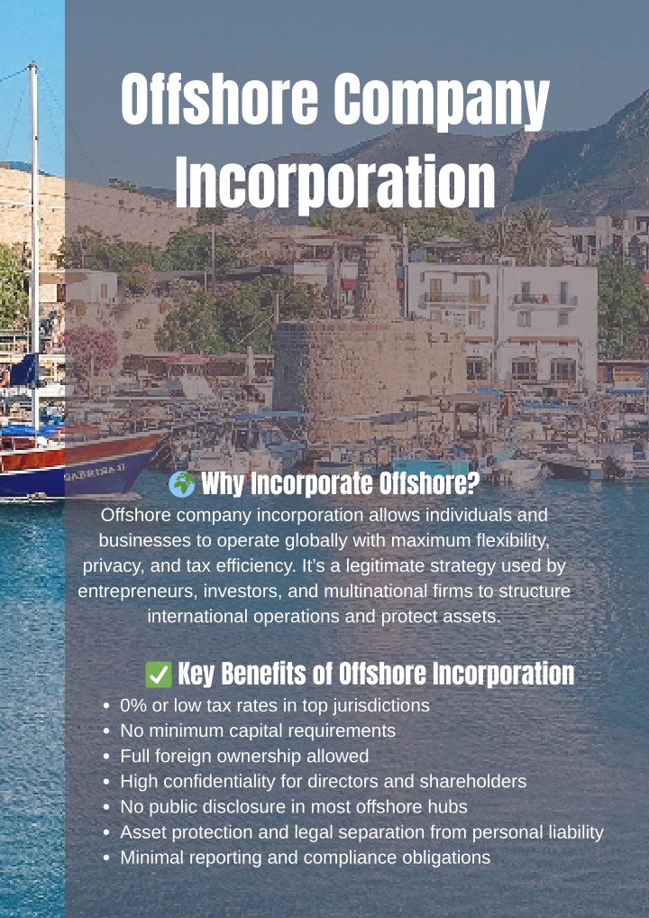 offshore company incorporation n.w