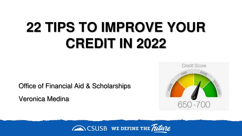 22 tips to improve your credit in 2022 n.w