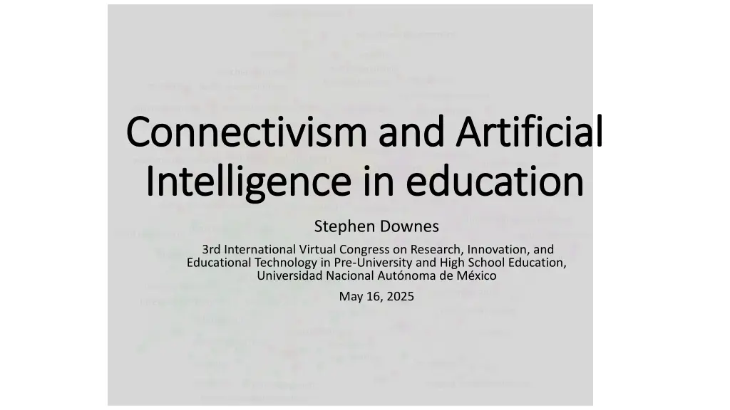 connectivism and artificial connectivism n.w